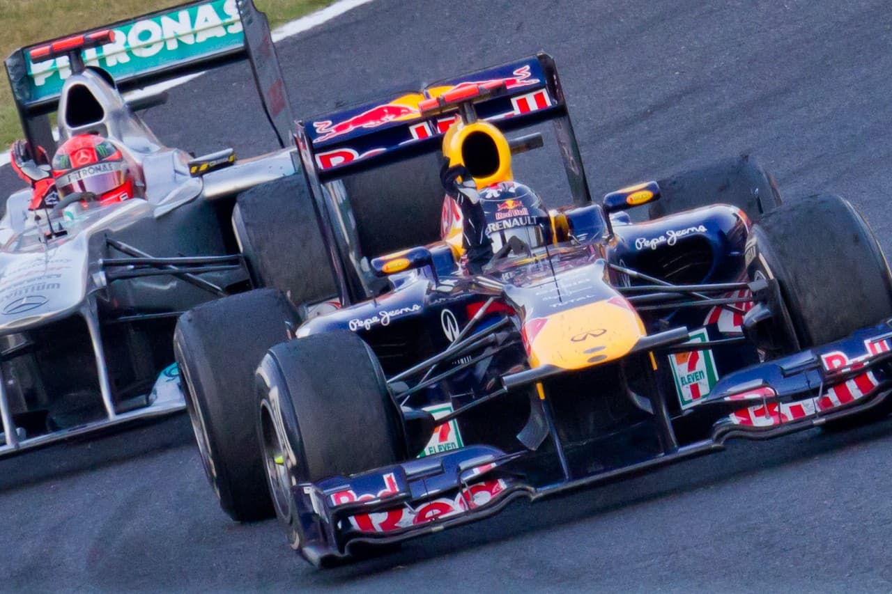 Historical Formula 1 photograph: Vettel, 2011