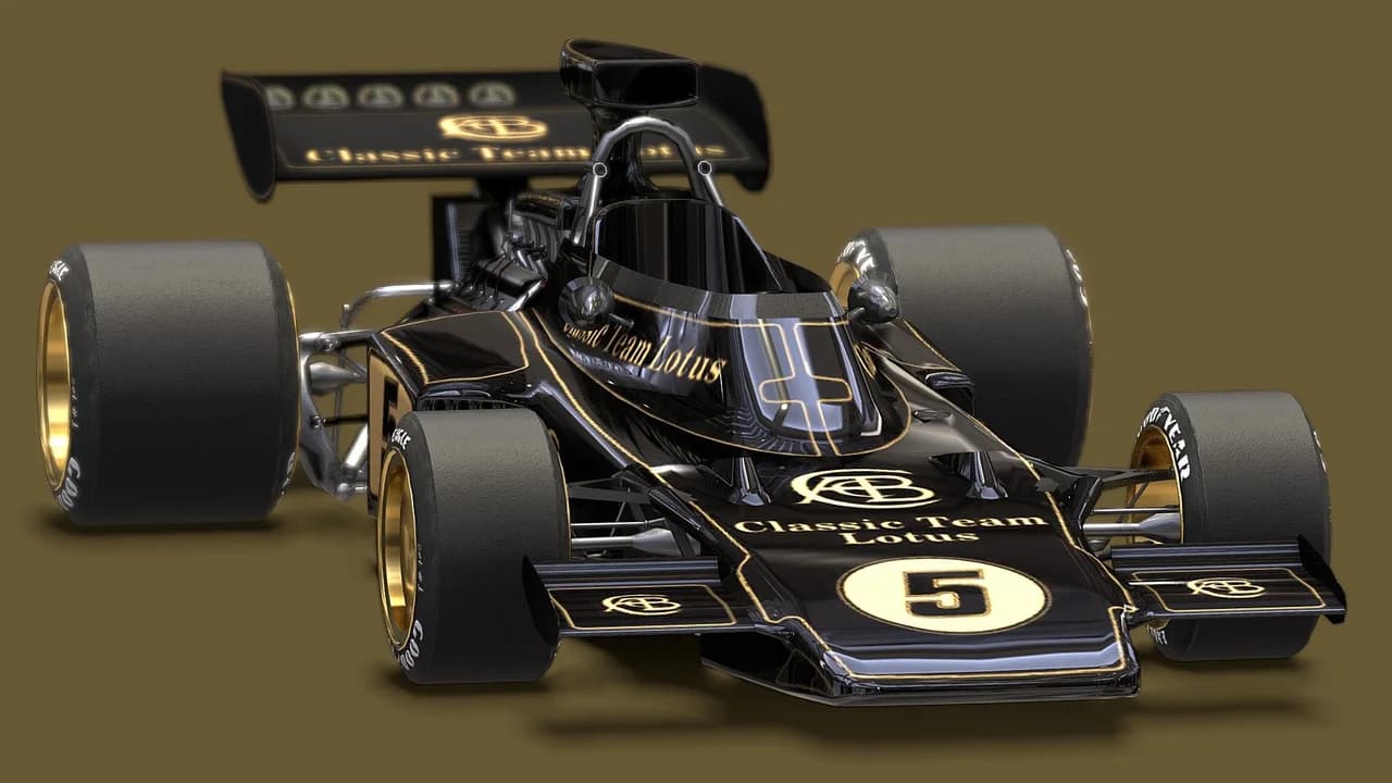 Lotus 72D · 3D model preview
