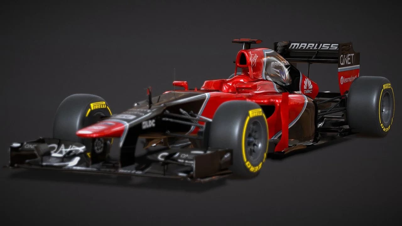Marussia MR01 · Model preview